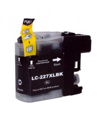 Cart. Brother LC-227 XL Negro 28ml (reman.) - Imagen 1