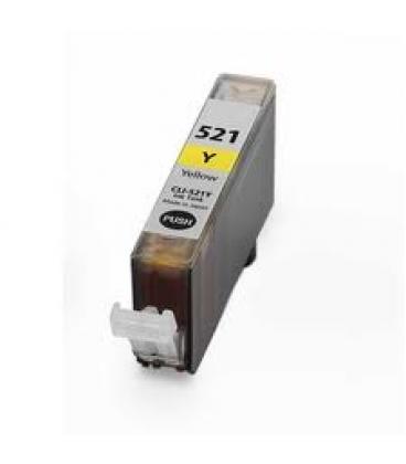 Cart. Canon CLI-521 Amarillo 11ml (reman.) - Imagen 1