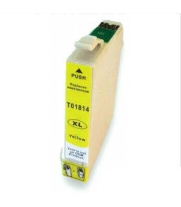 Cart. Epson T1814/T1804 Amarillo 15ml (reman.) - Imagen 1