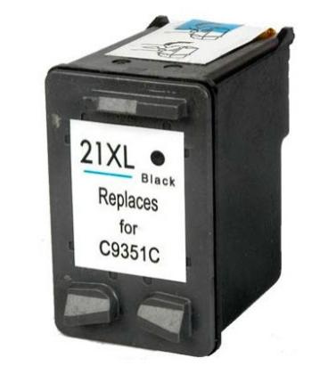 Cart. HP (21 XL) C9351AE Negro 20ml (reman.) - Imagen 1