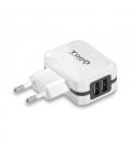 TooQ TQWC-1S02WT Cargador de pared 2 USB Blanco - Imagen 2