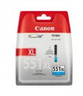 CANON Cartucho CLI-551C XL Cian IP7250/MG5450 - Imagen 2