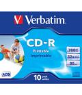 CD-ROM IMPRIMIBLES VERBATIM SUPERAZO WIDE - Imagen 1