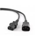 Gembird PC-189 C14 acoplador C14 acoplador Negro cable de transmisión - Imagen 1