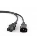 Gembird PC-189-VDE 1.8m C14 acoplador C14 acoplador Negro cable de transmisión - Imagen 1