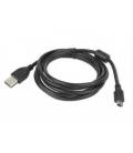 Gembird 1.8m USB 2.0 A/mini-USB 1.8m USB A Mini-USB B Negro - Imagen 1