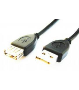 Gembird 3m USB 2.0 A M/FM 3m USB A USB A Negro