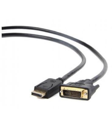 Gembird CC-DPM-DVIM-6 1.8m DisplayPort DVI Negro adaptador de cable de vídeo - Imagen 1