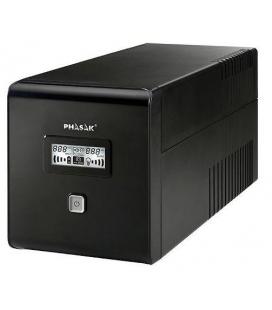 SAI 1000VA PHASAK DISPLAY LCD 2XSCHUKO PH 9410 - Imagen 1