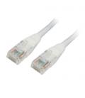 CABLE RED LATIGUILLO RJ45 CAT.5E UTP AWG24, BLANCO - Imagen 1