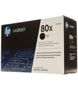 Toner negro hp nº80x 6900 páginas para hp laserjet pro 400 m401 / m425