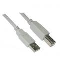 NANOCABLE CABLE USB 2.0 IMPRESORA, TIPO A/M-B/M, BEIGE, 3.0 M - Imagen 2