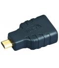 Gembird HDMI(F)-microHDMI(M) HDMI micro HDMI Negro adaptador de cable - Imagen 2