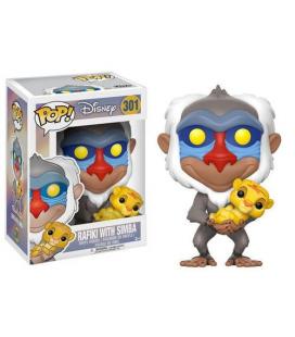 FIGURA POP LION KING: RAFIKI WITH SIMBA - Imagen 1