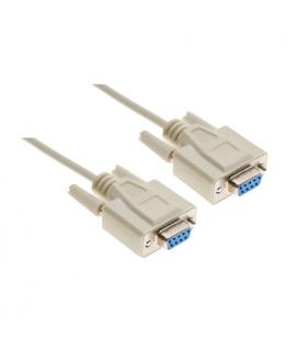 CABLE SERIE NULL MODEM, DB9/H-DB9/H, 1.8 M - Imagen 1