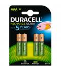 DURACELL PILA RECARGABLE HR03 AAA 800mAh BLISTER*4 - Imagen 2