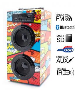 Reproductor JoyBox Bluetooth Comic Biwond - Imagen 1