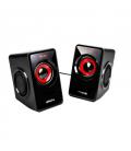 Tacens Mars Gaming Altavoces 2.0 MS1 negro/rojo - Imagen 2