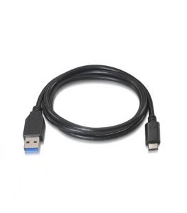 CABLE USB 3.1 GEN2 10GBPS 3A, TIPO USB-C/M-A/M, NEGRO, 1.0 M - Imagen 1