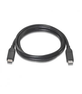CABLE USB 3.1 GEN2 10GBPS 3A, TIPO USB-C/M-USB-C/M, NEGRO, 1.0 M - Imagen 1