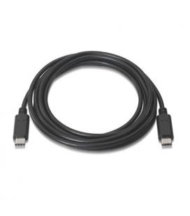 CABLE USB 2.0 3A, TIPO USB-C/M-USB-C/M, NEGRO, 2.0 M - Imagen 1