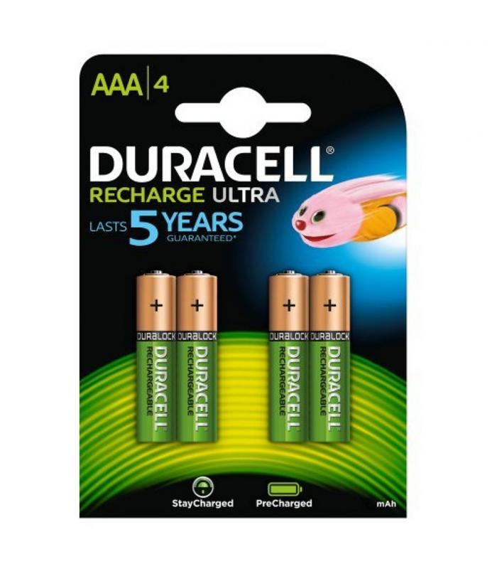 Paquete de 4 Baterías Duracell AAA.