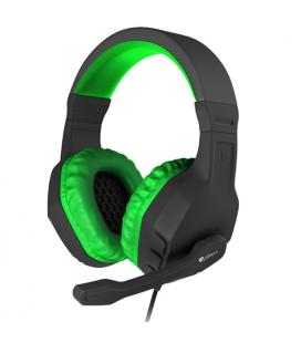 AURICULARES C/MICROFONO GENESIS ARGON 200 GAMING MINI JACK 3.5 VERDE