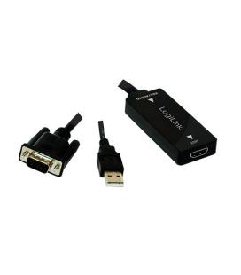 CONVERSOR VGA CON AUDIO A HDMI LOGILINK - Imagen 1