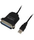 ADAPTADOR USB A PARALELO LOGILINK AU0003C - Imagen 1