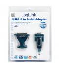 ADAPTADOR USB A SERIE RS232 +ADAP LOGILINK UA0042A - Imagen 2