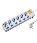EWENT REGLETA DE 6 TOMAS CON INTERRUPTOR INDIVIDUAL - Imagen 5