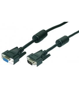 CABLE VGA M-H 1.8M HD DB15 EXTENSOR LOGILINK BLANC - Imagen 1