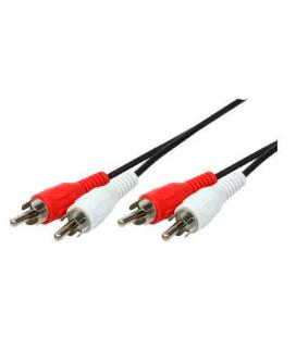 CABLE AUDIO 2xRCA-M A 2xRCA-M LOGILINK CA1040 5M - Imagen 1