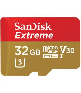 TARJETA DE MEMORIA SANDISK EXTREME MICROSDHC DE 32 GB + ADAPTADOR SD - Imagen 1