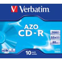 Cd-rom verbatim superazo crystal surface 52x 700mb 10 unidades