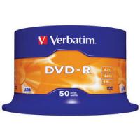 Dvd-r verbatim advanced azo 16x 4.7gb tarrina 50 unidades