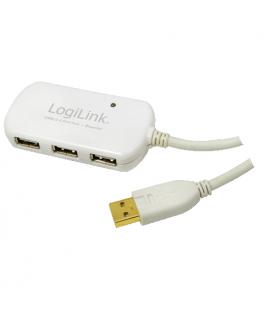 HUB 4 PUERTOS USB 2.0 LOGILINK UA0108 12METROS - Imagen 1