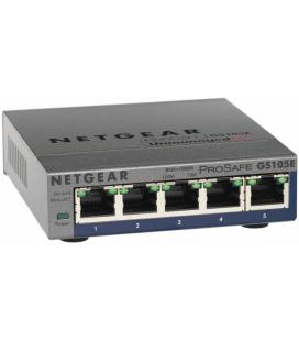 HUB SWITCH 5 PTOS NETGEAR 10/100/1000 GS105E - Imagen 1