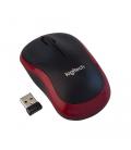 Logitech Ratón Inalámbrico M185 Rojo