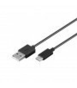 CABLE DE CARGA/SYNC GOOBAY USB-C NEGRO 1M - Imagen 1