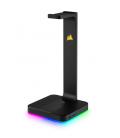 SOPORTE AURICULARES CORSAIR ALUMINIO RGB Y 7.1 SURROUND SOUND - Imagen 1