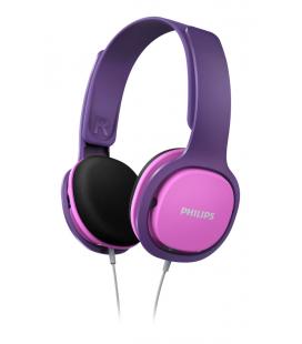 AURICULARES PHILIPS SHK2000PK/00 KIDS ROSA - Imagen 1