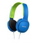 AURICULARES PHILIPS SHK2000BL/00 KIDS - Imagen 1