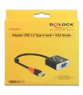 DELOCK Adaptador usb 3.0 tipo-a macho a vga hembra - Imagen 6