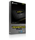 CORSAIR MEMORIA DDR4 16GB 2x8GB PC 2400 Vengeance LPX Black Heat spreader - Imagen 4