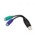 Nanocable CONVERSOR PS/2(TECLADO+RATON) A USB, TIPO 2xPS/2/H-A/M, 15 CM - Imagen 4