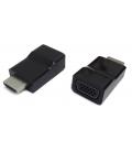 Gembird A-HDMI-VGA-001 HDMI VGA Negro adaptador de cable - Imagen 2