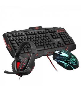 Woxter Stinger FX 80 MegaKit USB QWERTY Negro teclado - Imagen 1