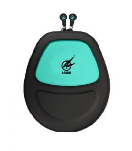 Port Designs AROKH Gaming Headset Pouch Auriculares Funda de protección EVA (Etileno Acetato de Vinilo), Neopreno, Terciopelo Ve