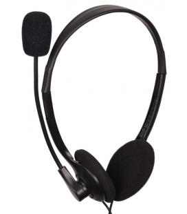 Gembird MHS-123 Binaurale Diadema Negro auricular con micrófono - Imagen 1